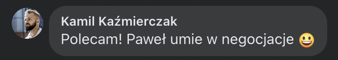 Opinia klienta — konkretne wyniki