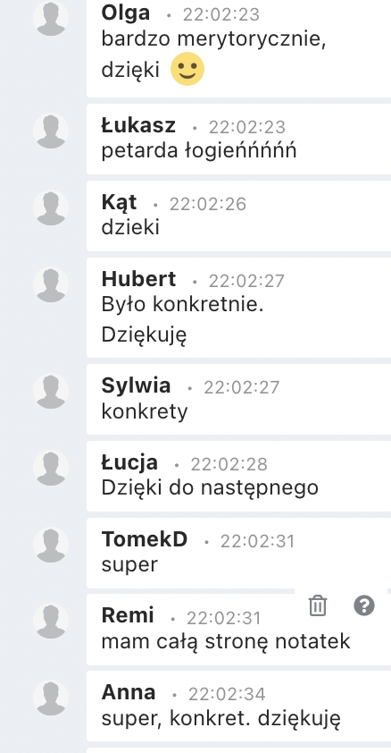 Opinia uczestnika szkolenia negocjacyjnego